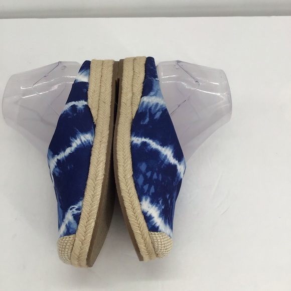 Crown Vintage Leonard Espadrille Wedge Slip-On Mule Casual Resort NWOT Size 6 - Picture 8 of 10